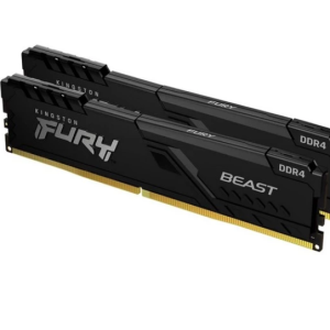 RAM (Random Access Memory) Kingston Fury Beast Black 32Gb 3200MHz DDR4 CL16 Kit of 2x16GB (KF432C16BBK2/32)